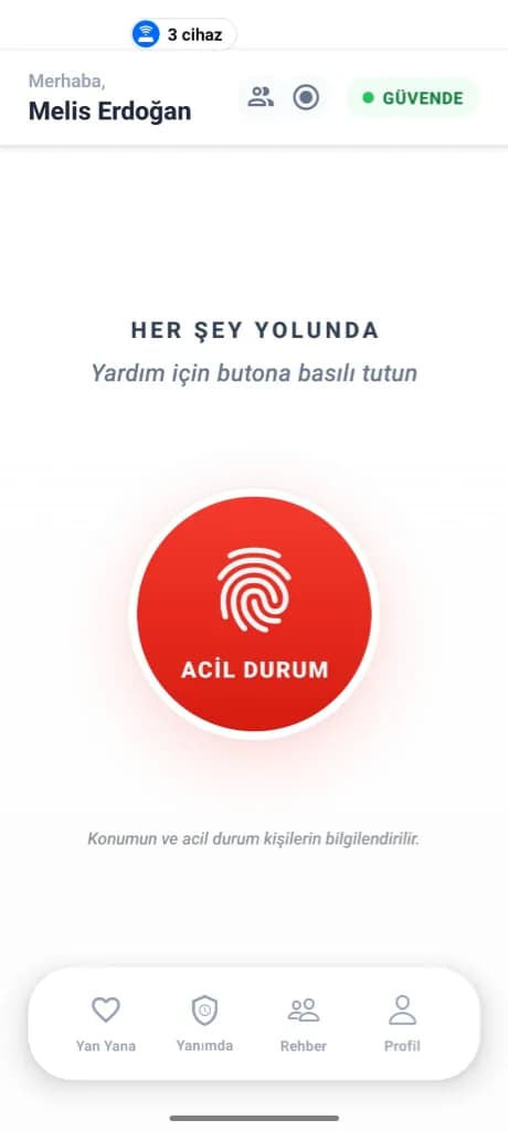 InviSage Mobil Uygulama Arayüzü ve Akıllı Koruma Modu